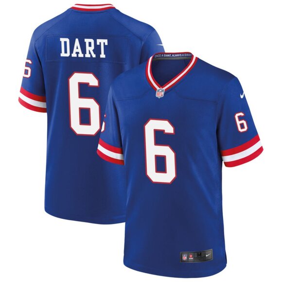 Mens Youths Kids Womens Jaxson Dart Royal Stitched Jersey